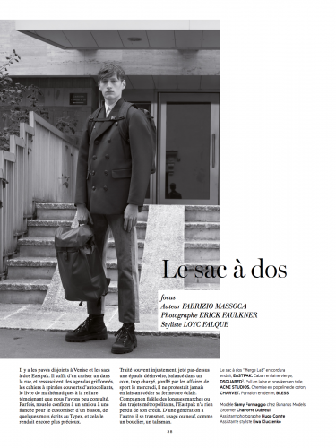 L'OFFICEL HOMMES PARIS #45 / ERICK FAULKNER