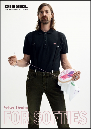 DIESEL VELVET DENIM
